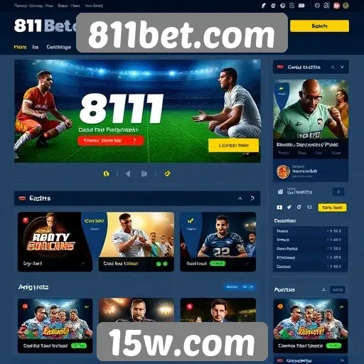 Usabilidade e design do site 811bet