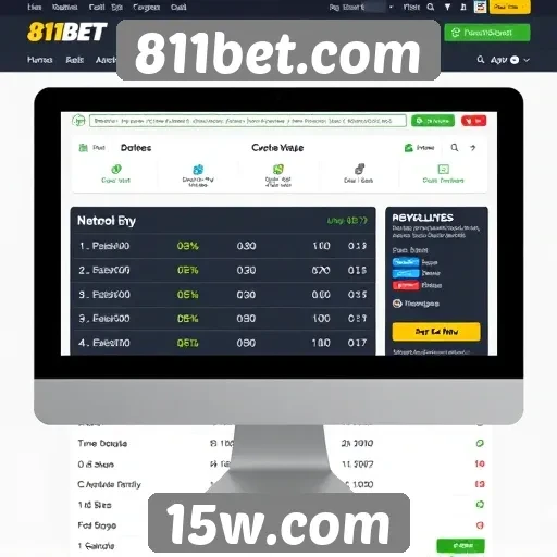 A interface do usuário no 811bet.com é intuitiva